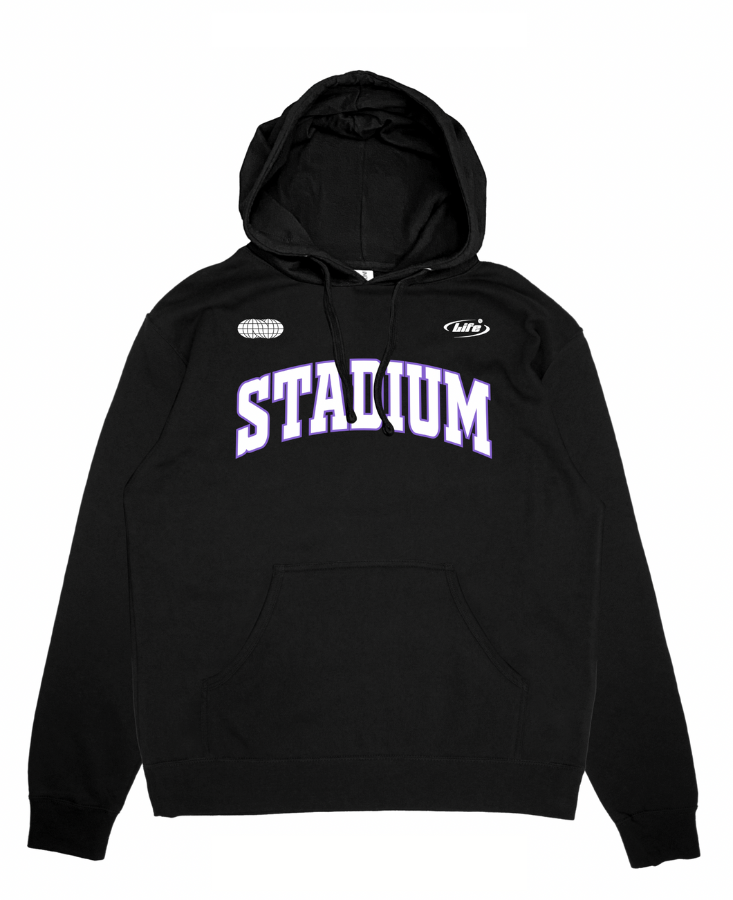 STADIUM STAPLE BLACK HOODIE